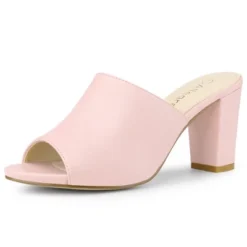 Allegra K Women's Slip On Block Heel Slide Sandals -Allegra K GUEST d8a0056b 7050 4a7c be7d 35a1d1ca26a4