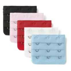 Allegra K Women's 3 Hook 3 Row Stretchy Bra Strap Extenders Buckle Hooks Bra Band -Allegra K GUEST dd33d3f8 bbcf 4780 bb25 9ed128a41d80