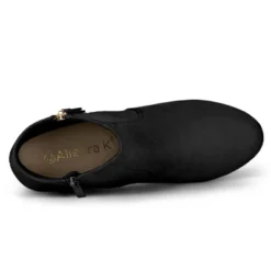 Allegra K Women's Side Zip Low Platform Chunky Heel Ankle Booties -Allegra K GUEST de52c7e6 06cd 4d02 92e4 3b8238fd1d1c