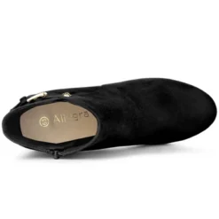 Allegra K Women's Platform Side Zippers Chunky Heel Ankle Boots -Allegra K GUEST de7f9dd1 8f11 4f9d b243 54f868f8714f