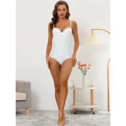 Allegra K Women's Adjustable Straps Tummy Control Shaping Mesh Leotard With Bra 10 Allegra K Women's Adjustable Straps Tummy Control Shaping Mesh Leotard With Bra -Allegra K GUEST ded62fcc 8b7a 4e44 a95e ad526f62afbe