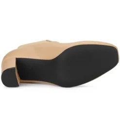 Allegra K Women's Square Toe Block Heels Chelsea Boots -Allegra K GUEST e0967d6d cc05 472b b2ab 695d5e517476