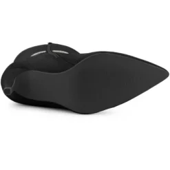 Allegra K Women's Rhinestone Crystal Chain Pointed Toe Stiletto Heels Knee High Boots -Allegra K GUEST e0afad98 32da 4431 a605 c72f7343618e