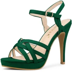 Allegra K Women's Strappy Platform Heels Stiletto Heel Sandals -Allegra K GUEST e168d87c 2584 4d02 a1cf ad906fcf6e2e