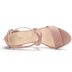 Allegra K Women's Crisscross Ankle Strap Block Heel Sandals -Allegra K GUEST e1c8e842 a411 4a42 9f18 f8a58e1ab6b8