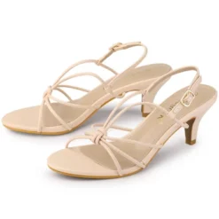 Allegra K Women's Strappy Slingback Kitten Heels Sandals -Allegra K GUEST e5f1b7dd 4fb2 4db1 aa64 a5ea830bd51c