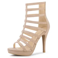 Allegra K Women's Stiletto Platform Heels Strappy Gladiator Heel Sandals -Allegra K GUEST e6669604 0ca9 4b54 9fa0 7cb318ff1a15