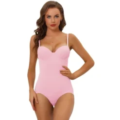 Allegra K Women's Adjustable Straps Tummy Control Shaping Mesh Leotard With Bra 15 Allegra K Women's Adjustable Straps Tummy Control Shaping Mesh Leotard With Bra -Allegra K GUEST e69a4ca7 007f 447b b68a 343a3f2ac8fa