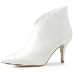 Allegra K Women's V Shape Pointed Toe Stiletto Heel Ankle Boots -Allegra K GUEST e79dcf57 3240 440a 900d c1cb75d480fb