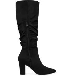 Allegra K Women's Pointed Toe Chunky Heel Knee High Boots 15 Allegra K Women's Pointed Toe Chunky Heel Knee High Boots -Allegra K GUEST ea258add 61c6 4d41 8fba ff5a3a1be106