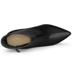 Allegra K Women's Clear Heel Pointy Toe Chunky Heels Ankle Boots -Allegra K GUEST ea66f1ab 994d 4502 a225 bf0ad51147f6