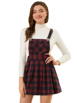 Allegra K Women's Checks Adjustable Strap Pinafore Overall Suspender Skirt 12 Allegra K Women's Checks Adjustable Strap Pinafore Overall Suspender Skirt -Allegra K GUEST eab670ed 1de5 4cdc 85ef 75d9ee211023