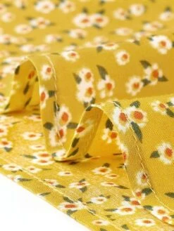 Allegra K Women's Floral Print Ruffle Hem High Elastic Waist Casual A-Line Midi Skirt -Allegra K GUEST eb0d1bc5 37a4 4295 af9c e072682a722e