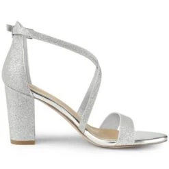 Allegra K Women's Glitter Crisscross Strap Block Heels Sandals 20 Allegra K Women's Glitter Crisscross Strap Block Heels Sandals -Allegra K GUEST ec0ef2c7 2e47 445d 8c4d c42623441488