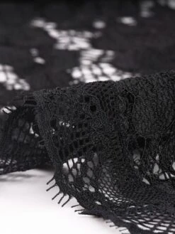 Allegra K Women's Tie Neck Lace Bolero Shrug Long Sleeves Crop Gothic Top -Allegra K GUEST ec89a563 2d83 4954 a96f 5880a104c41c