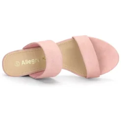 Allegra K Women's Block Heel Dual Straps Slide Sandals 20 Allegra K Women's Block Heel Dual Straps Slide Sandals -Allegra K GUEST ecf9bf7c 7367 4c00 8d3a 17f4f79c8ddd
