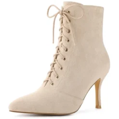 Allegra K Women's Pointy Toe Lace Up Side Zip Stiletto Heels Ankle Boots 15 Allegra K Women's Pointy Toe Lace Up Side Zip Stiletto Heels Ankle Boots -Allegra K GUEST ed5f5f24 13da 4de3 81a2 b7d270f20f5b