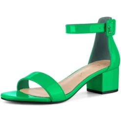 Allegra K Women's Block Low Heels Ankle Strap Sandals -Allegra K GUEST edf00c69 8ebe 43ca 8958 47d9d5c4a837