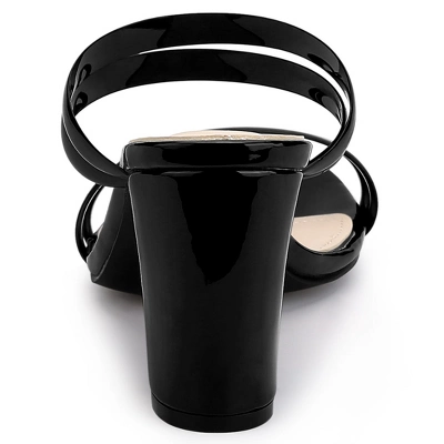 Allegra K Women's Clear Strappy Slide Mule Block Heel Sandal 3 Allegra K Women's Clear Strappy Slide Mule Block Heel Sandal - Image 3