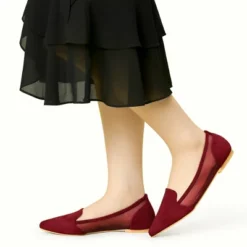 Allegra K Women's Pointed Toe Mesh Slip On Ballet Flats -Allegra K GUEST ef4a50f1 07f2 478d bda4 1a29d57c800c