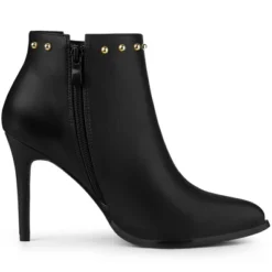 Allegra K Women's Pointed Toe Zip Stiletto High Heel Ankle Boots -Allegra K GUEST f018e882 b429 4ac3 9be3 f0c55e62d79a