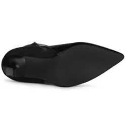 Allegra K Women's Pointed Toe Side Zip Stiletto Heel Ankle Boots -Allegra K GUEST f044ad9a c361 4a65 8a2f 0a8a4680849c