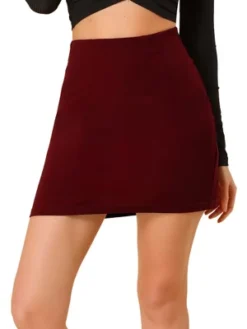 Allegra K Women's Summer High Waist Skirt Stretch Bodycon Pencil Mini Short Skirt -Allegra K GUEST f1d254cd 6767 4fad 8946 32ab83a284d3