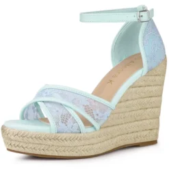 Allegra K Women's Ankle Strap Espadrille Wedge Heel Wedge Sandals 30 Allegra K Women's Ankle Strap Espadrille Wedge Heel Wedge Sandals -Allegra K GUEST f2efb8e8 1384 4b4a b0ac c8f00870a085