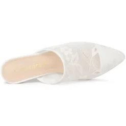 Allegra K Women's Lace Heels Sandals Mesh Floral Embroidered Stiletto Heels Slide Mules -Allegra K GUEST f30b9250 93c3 470f a2ee efbbc6887eb0