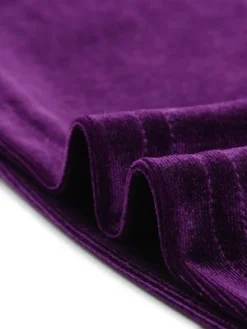 Allegra K Women's Casual Velvet Long Sleeve Choker Neck Heart Dots Mesh Panel Top -Allegra K GUEST f35553d8 8a81 4835 a5d0 e12ef285eccf