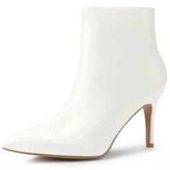 Allegra K Women's Pointed Toe Stiletto High Heel Ankle Boots -Allegra K GUEST f3bef2f1 c3bb 422b 9f23 1ee125307ad7