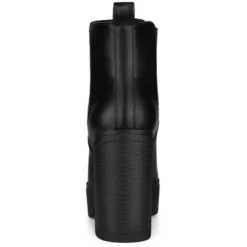 Allegra K Women's Platform Chunky High Heels Chelsea Ankle Boots -Allegra K GUEST f51e016f eb51 4515 9d9d e9e626c59728