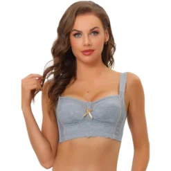 Allegra K Women's Lace Wirefree High Back Padded Full Coverage Minimizer Bras -Allegra K GUEST f85a58a7 1382 4a70 8848 4a841f4a9a02