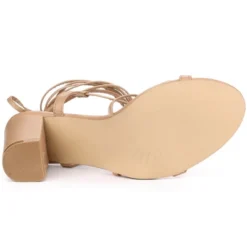 Allegra K Women's Strappy One Strap Lace Up Chunky Heels Sandals -Allegra K GUEST f97c35e3 eff4 442c b5ed 6bf7cd8c9108