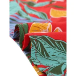 Allegra K Women's Summer Beach Ruched Front Tropical Skirt With Slit -Allegra K GUEST f9e6d51e 2943 4e1d 84e8 3dab06a75efe