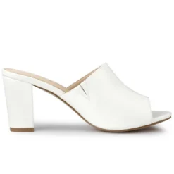 Allegra K Women's Slip On Block Heel Slide Sandals -Allegra K GUEST fa431b8c c7c5 44bf bf55 ed6b6f7c1e93