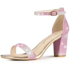 Allegra K Women's Gradient Glitter Chunky Heels Sandals 16 Allegra K Women's Gradient Glitter Chunky Heels Sandals -Allegra K GUEST fb8e2420 da1a 4c8e bba6 672bb4f4e2f3