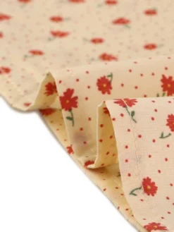 Allegra K Women's Peasant Floral Dotted Stand Collar Puff Sleeve Keyhole Casual Vintage Blouse -Allegra K GUEST fc6be91d c34d 41db 8fc0 4779a3b66c20