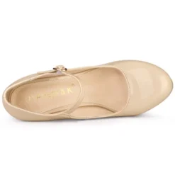 Allegra K Women's Platform Round Toe Ankle Strap Stiletto High Heel Pumps -Allegra K GUEST fc8edb99 76f3 44d2 b93a 01e3c89886d3