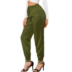 Allegra K Women's Drawstring Elastic Waist Athleisure Pants Ankle Length Satin Joggers With Pocket 37 Allegra K Women's Drawstring Elastic Waist Athleisure Pants Ankle Length Satin Joggers With Pocket -Allegra K GUEST fccd3b3f f4db 4f17 aa05 43bb2aa1af74