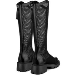 Allegra K Women's Mesh Round Toe Back Zip Chunky Heels Knee High Boots 12 Allegra K Women's Mesh Round Toe Back Zip Chunky Heels Knee High Boots -Allegra K GUEST fce285e9 d0cc 4e0b a35d 761c4c86abef