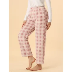 Allegra K Women's Plaid Fleece Pajama Winter Thick Warm Loungewear Home Pants -Allegra K GUEST fe5df004 d7f9 408f a4ff 36c82ccff6a2