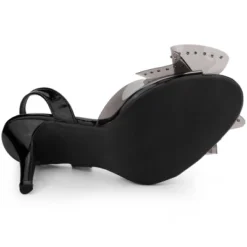 Allegra K Women's Slingback Rhinestone Open Toe Stiletto Heels Sandals -Allegra K GUEST fec0b5d3 e4e0 40c1 8cb8 3a51433edcf7