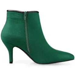 Allegra K Women's Bow Pointed Toe Stiletto Heel Ankle Boots -Allegra K GUEST ff2b0b37 e1ea 40e0 9a8e 8e167a9aafc1